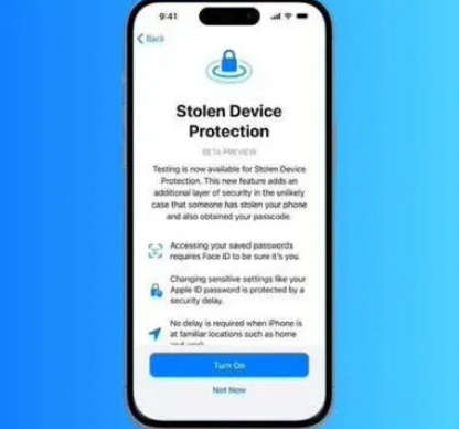 长征镇苹果授权维修店分享被盗设备保护功能开启方法 