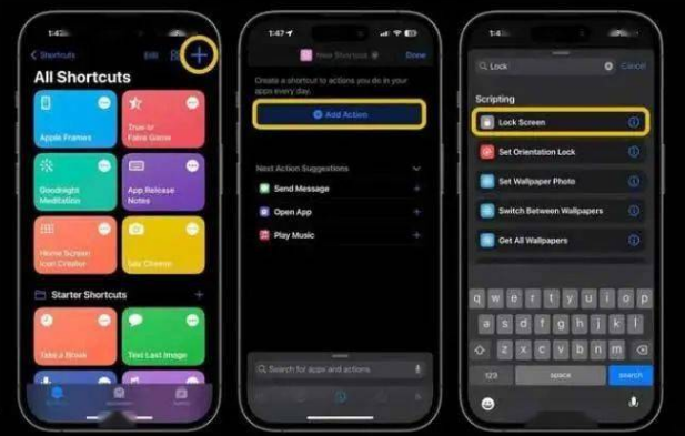 长征镇苹果14锁屏维修店分享iPhone14升级iOS16.4后如何创建锁屏快捷方式 