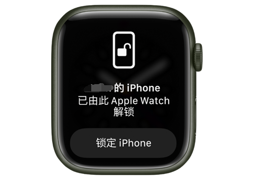 长征镇苹果手机维修分享用 AppleWatch 解锁配备面容 ID 的 iPhone方法 